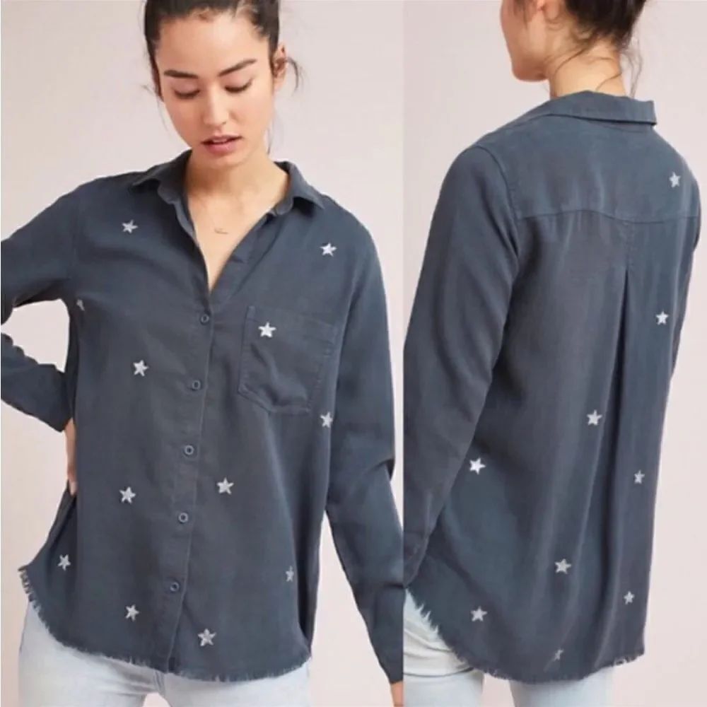 Cloth and Stone star tencel button down